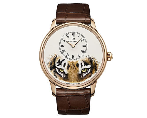 Buy Jaquet Droz Luxury Watch Petite Heure Minute Tiger at Johnson Watch ...