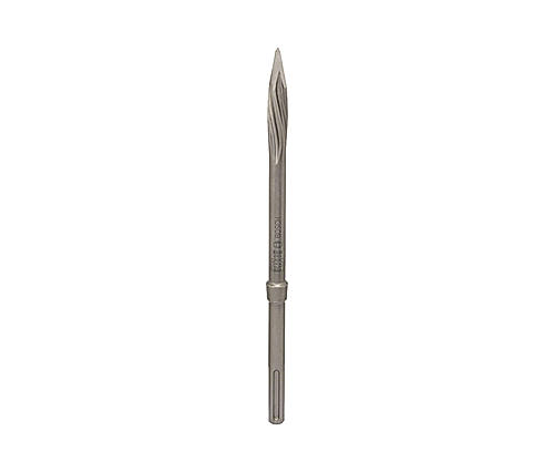 Bosch Pointed Chisel with SDS Max shank, Total length 400mm, for heavy demolition work, Pack of 1