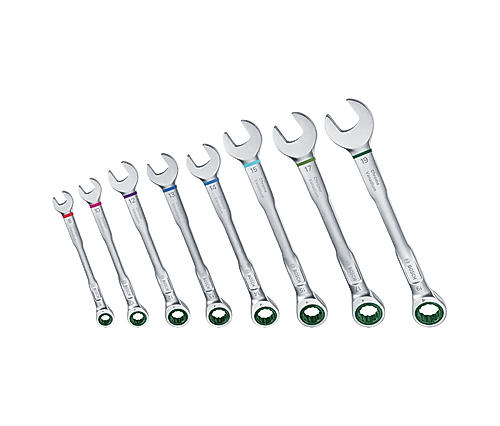 Ratchet Combination Wrench Set 8-piece