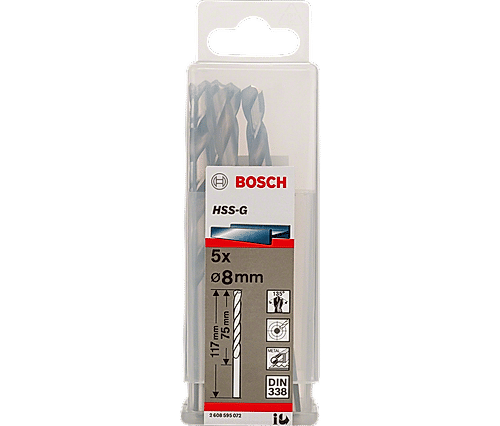 HSS-G DIN 338 Metal Drill Bits Single Products / Multipacks