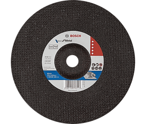 Best for Metal Grinding Discs with Depressed Centre, 22.23 mm Bore for Large Angle Grinders (Pack of 25)