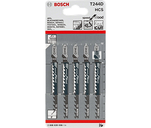 T 244 D Speed for Wood Jigsaw Blades Single Products / Multipacks