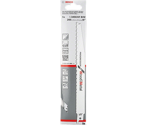 S 3456 XF Progressor for Wood and Metal Recip Blades Single Products / Multipacks