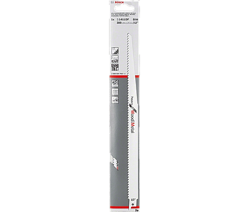 S 1411 DF Heavy for Wood and Metal Recip Blades Single Products / Multipacks