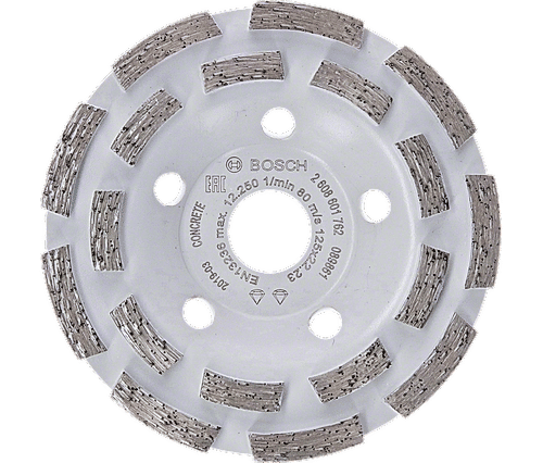 Bosch Concrete Grinding wheel, 5" / 125mm diameter. Segment Height 5mm, Pack of 1