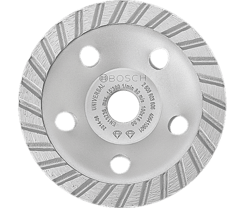 Bosch Concrete Grinding wheel, 4" / 100mm diameter, Segment Height 2.5mm, Pack of 1