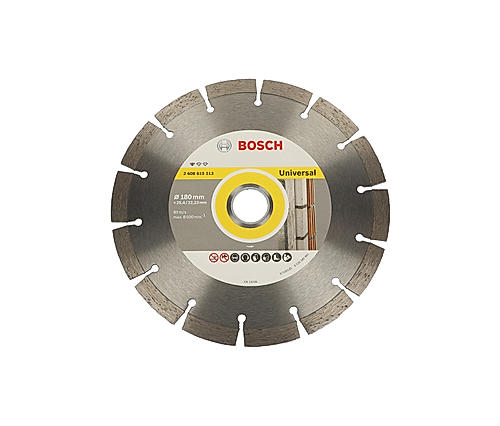 Bosch  Diamond Cutting Blade, 7" / 180mm diameter & 22.23mm bore , Segment Height 12mm, Pack of 1