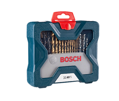 Bosch  40-piece Drill and Driver Set, Blue Color, Bits suitable for wood, masonry and metal and screwdriving