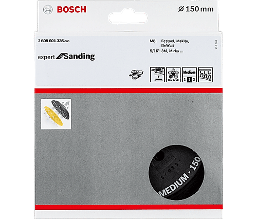 Backing pad 150mm - medium, industry