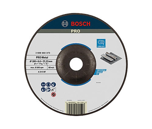 Expert for Metal Grinding Discs with Depressed Centre, 22.23 mm Bore for Large Angle Grinders (Pack of 25)