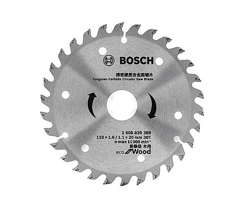 Bosch Circular Saw Blade for wood 4'' / 110mm dia, 20mm Bore , 30 Teeth, Pack of 1