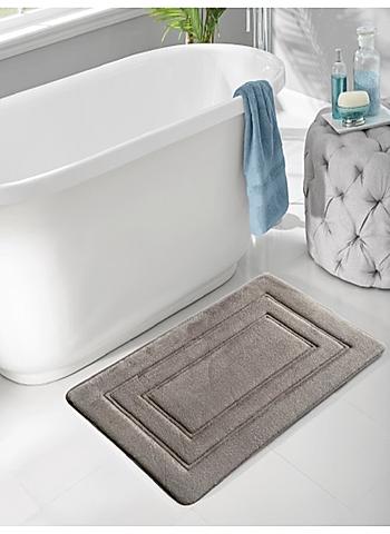(50x100cm Dark Grey) Memory Foam Bath Mat 