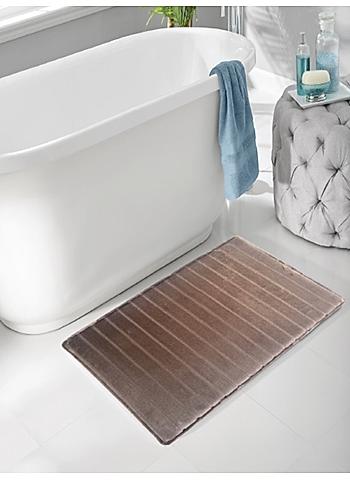 (50x75cm Brown) Memory Foam Bath Mat 