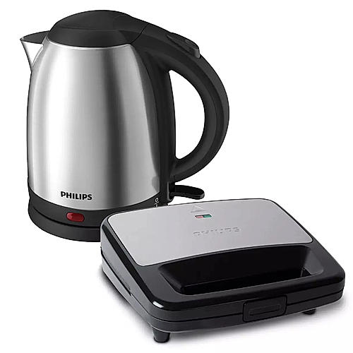 

Philips Breakfast Combo - Panini Maker HD2289/00& Electric Kettle HD9306/06