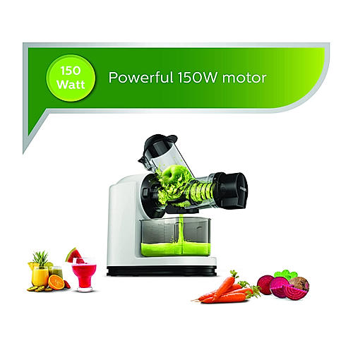Philips Masticating Slow Juicer 150 Watt - HR1887/81