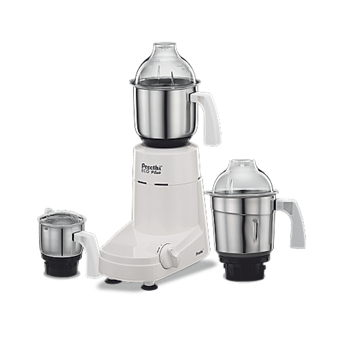Preethi Eco Plus Mixer Grinder 110V with 3 Jars (Only for US & Canada)