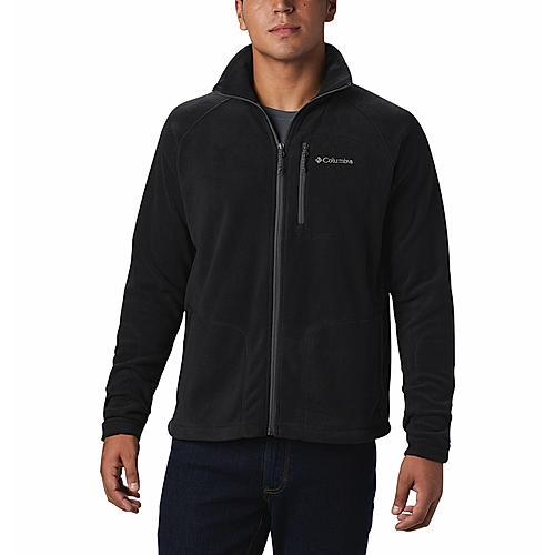 Columbia Mens Black Fast Trek II Full Zip Fleece Jacket