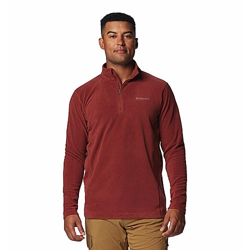 Columbia Mens Red Klamath Range II Half Zip Pullover