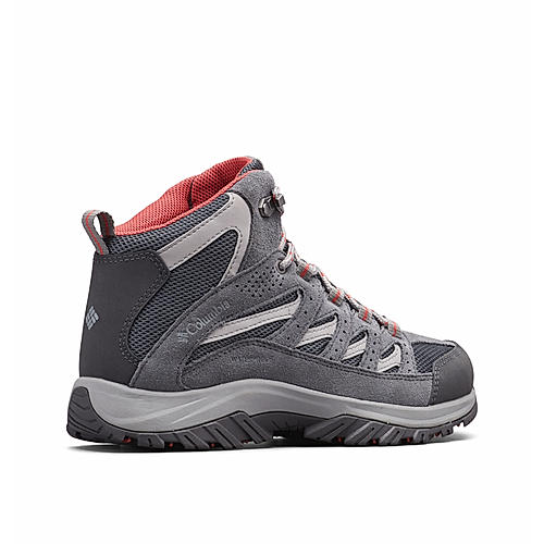 Columbia Womens Grey Crestwood Mid Waterproof Shoes