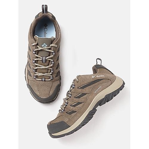 Columbia Women Brown Crestwood Shoes (Waterproof)