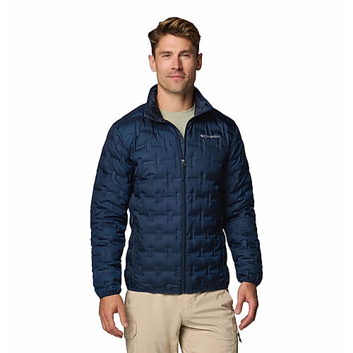 Columbia Mens Navy Omni-Heat Reflective Delta Ridge II Down Jacket