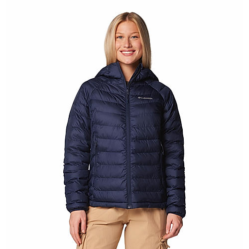 Columbia Womens Navy Omni-Heat Reflective Powder Lite II Jacket