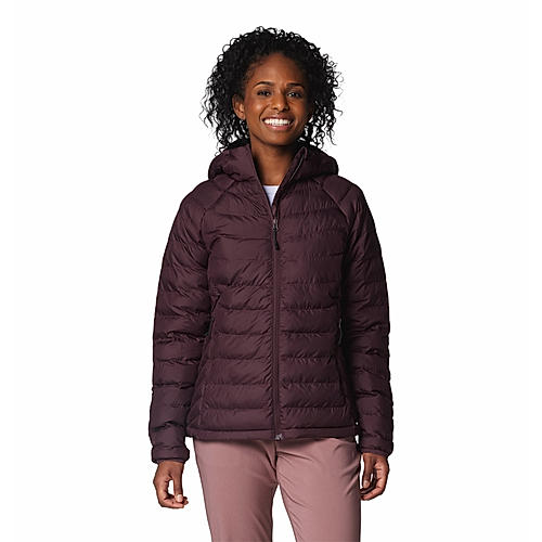 Columbia Womens Maroon Omni-Heat Reflective Powder Lite II Jacket