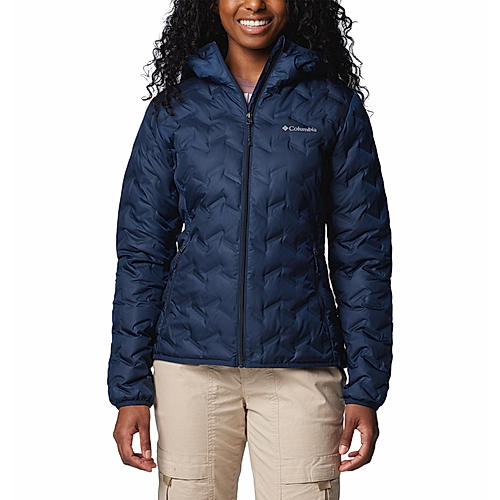 Columbia Womens Navy Omni-Heat Reflective Delta Ridge II Down Jacket