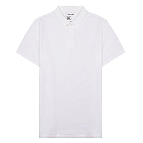 Men's Solid Cotton Polo