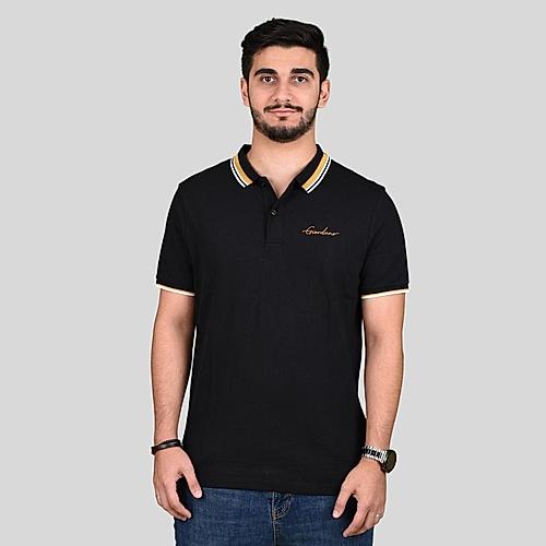 Men's Short Sleeve Cotton-lycra Polo