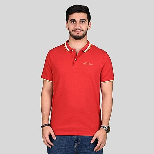 Men's Short Sleeve Cotton-lycra Polo