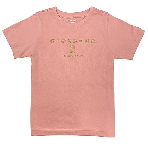 Junior's Giordano Logo Print Tee