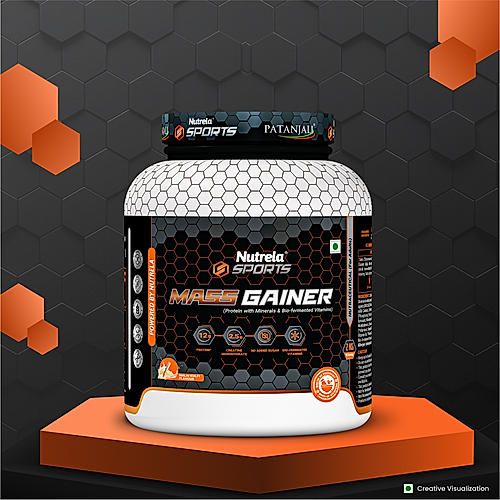 Patanjali Nutrela Sports Mass Gainer Malai-Kulfi-2KG