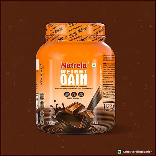 Patanjali Nutrela Weight Gain - Chocolate Flavour - 1Kg (Pack of 1)