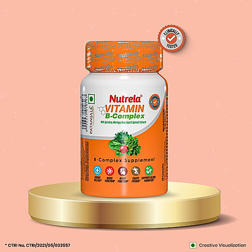 Patanjali Nutrela Vitamin B Complex 30 Capsules (Pack of 1)