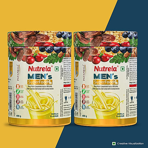 Patanjali Nutrela Men's Superfood - 400g X 2 (Pack of 2)