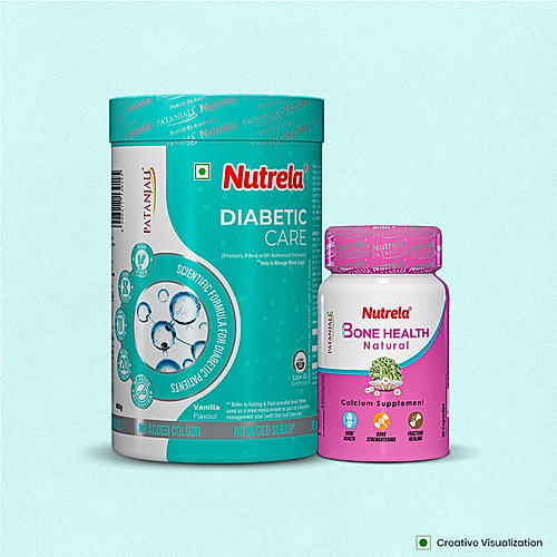 Patanjali Nutrela Diabetic Care + Bone Health (Combo)