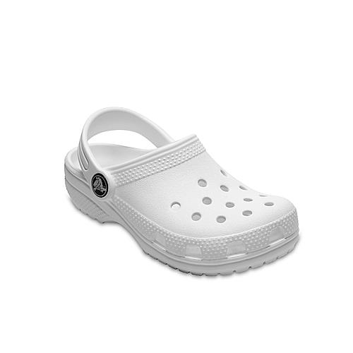 CROCS WHITE KIDS CLASSIC CLOGS