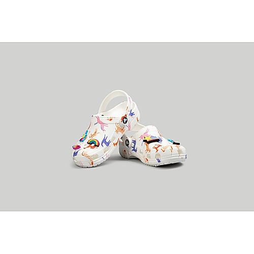 CROCS MULTI KIDS CLASSIC CHARACTER PRINT CLOGS