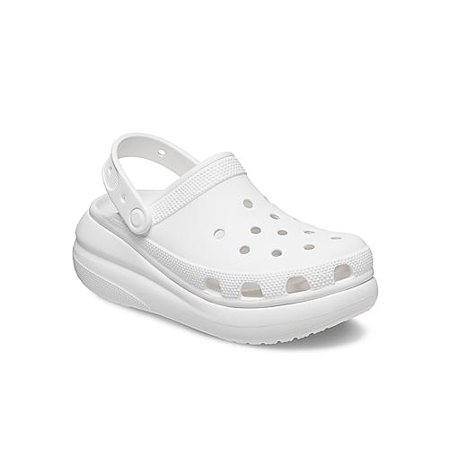 CROCS WHITE UNISEX CRUSH CLASSIC CLOGS