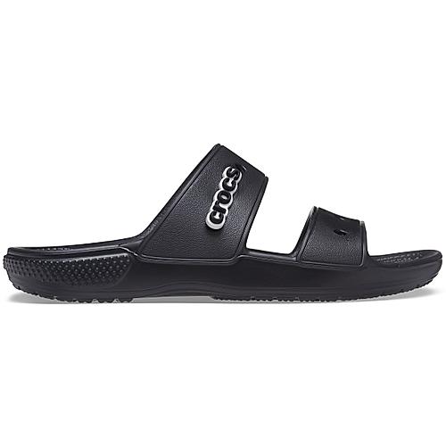 CROCS BLACK UNISEX CLASSIC FLIP FLOPS