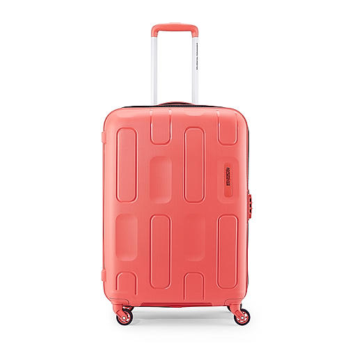 360 Wheel Multicolor American Tourister Trolley Bag For Travelling Size  55 cm