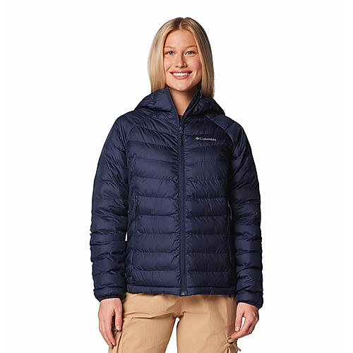 Columbia Womens Navy Blue Powder Lite II Hooded Jacket