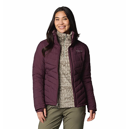 Columbia Womens Maroon Joy Peak II Full Zip Jacket