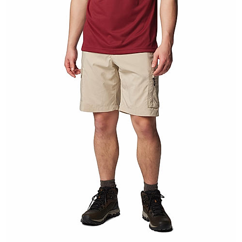 Columbia Mens Beige Omni Shade Silver Ridge Utility Cargo Short