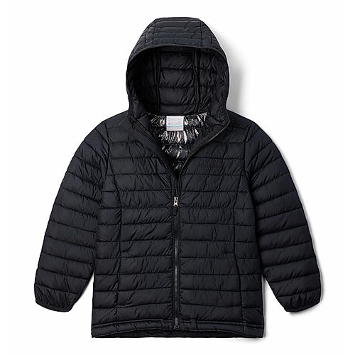 Columbia Kids Boys Black Omni-Heat Reflective Powder Lite II Jacket