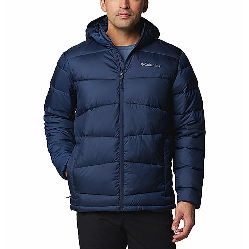 Columbia Mens Navy Blue Fivemile Butte II Hooded Jacket