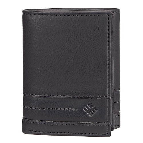 Columbia Unisex Black RFID Stassel X Capacity Trifold Wallet