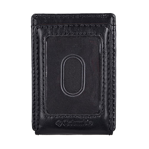 Columbia Unisex Black RFID Ainsworth WIDE MAG Magnetic Front Pocket Wallet