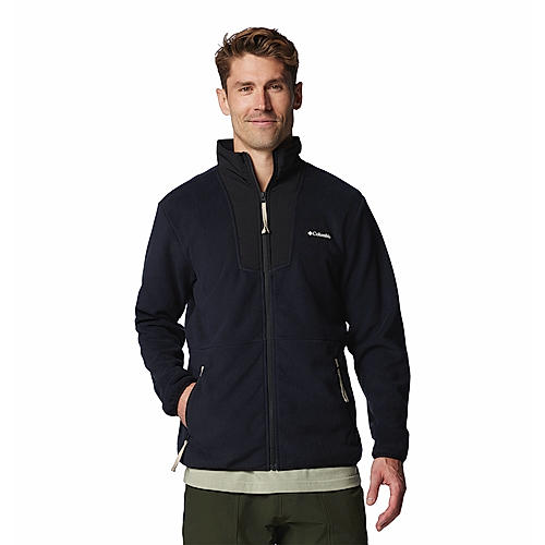 Columbia Mens Black Sequoia Grove Full Zip Fleece Jacket